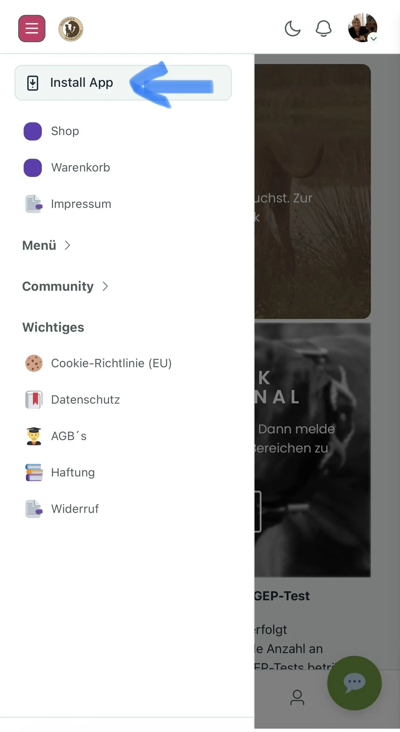 App installieren