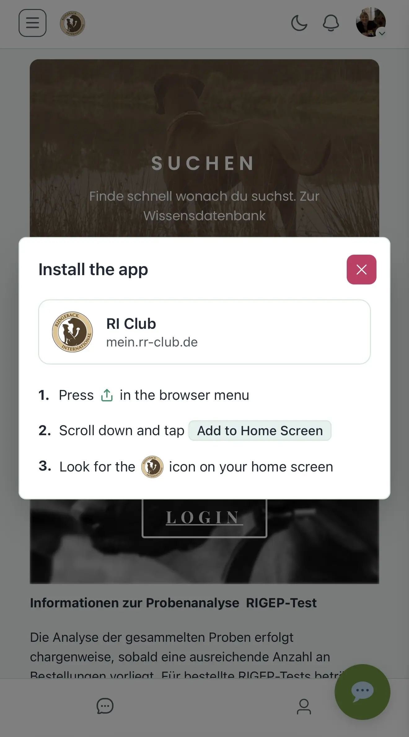 App installieren
